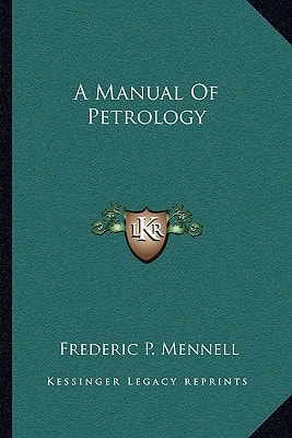 A Manual Of Petrology