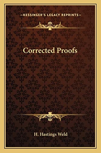 Corrected Proofs