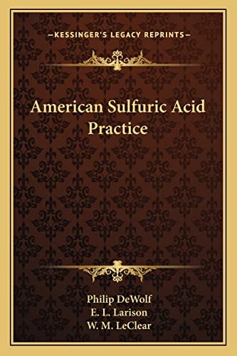 American Sulfuric Acid Practice