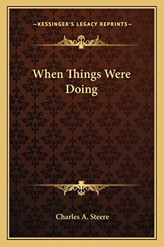 When Things Were Doing