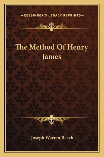The Method Of Henry James