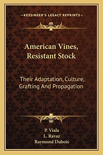 American Vines, Resistant Stock: Their Adaptation, Culture, Grafting And Propagation