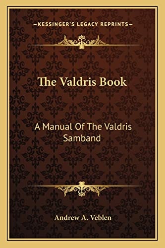 The Valdris Book: A Manual Of The Valdris Samband
