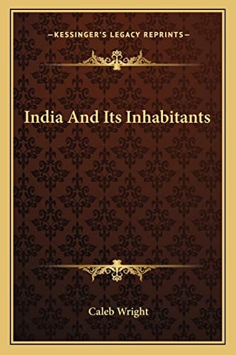 India And Its Inhabitants