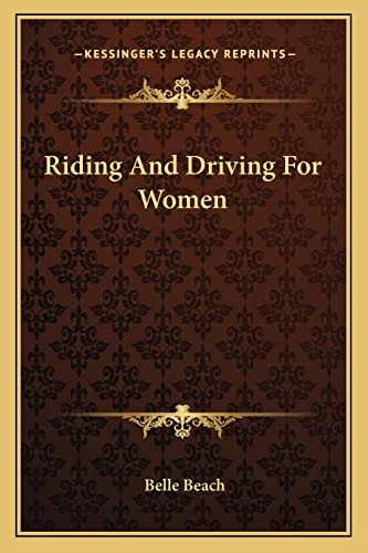 Riding And Driving For Women