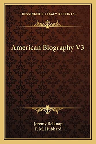American Biography V3