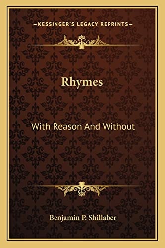 Rhymes: With Reason And Without