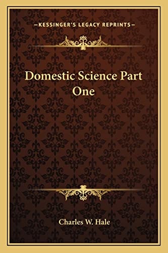 Domestic Science Part One
