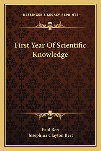 First Year Of Scientific Knowledge