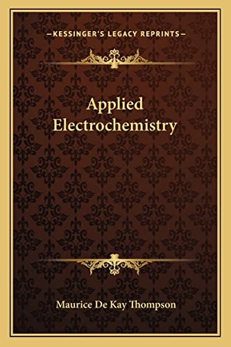 Applied Electrochemistry