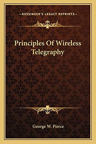Principles Of Wireless Telegraphy