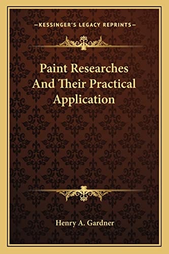 Paint Researches And Their Practical Application