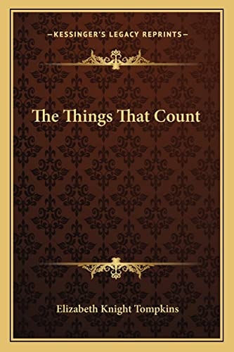 The Things That Count