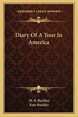 Diary Of A Tour In America