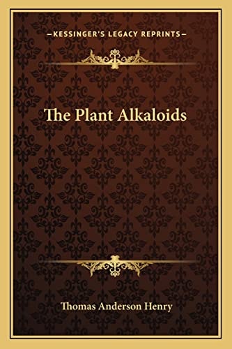 The Plant Alkaloids