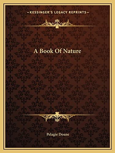 A Book Of Nature