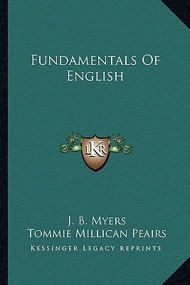 Fundamentals Of English
