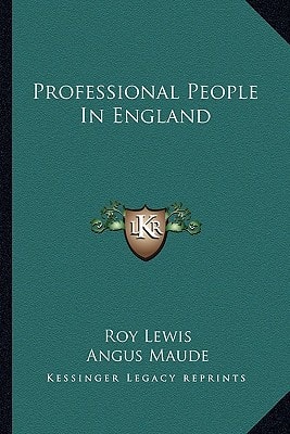 Professional People In England