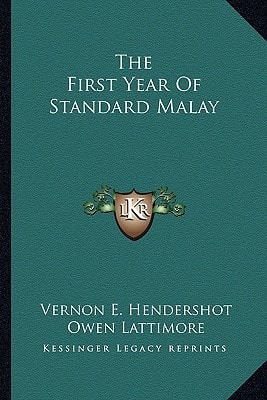 The First Year Of Standard Malay