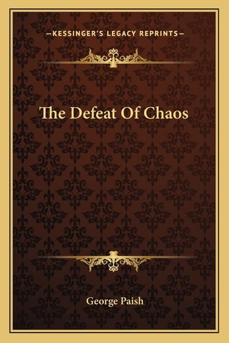 The Defeat Of Chaos