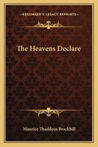 The Heavens Declare
