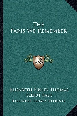 The Paris We Remember