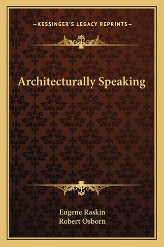 Architecturally Speaking