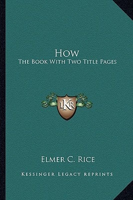 How: The Book With Two Title Pages