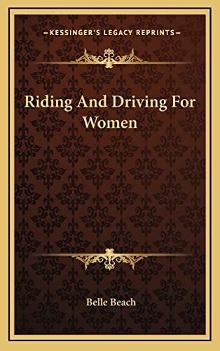 Riding And Driving For Women