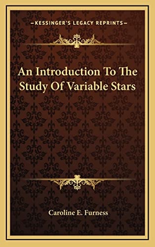 An Introduction To The Study Of Variable Stars