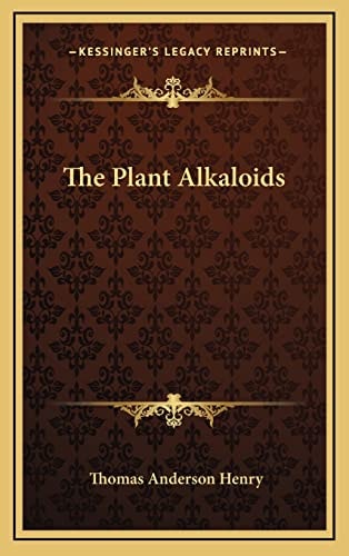 The Plant Alkaloids