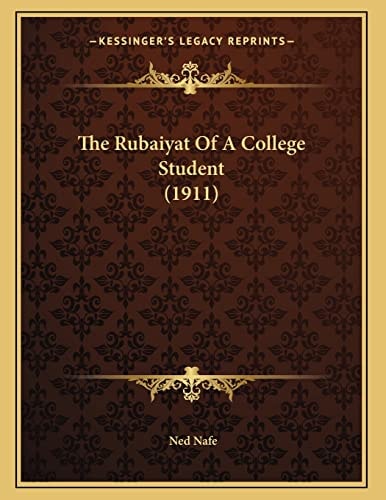 The Rubaiyat Of A College Student (1911)