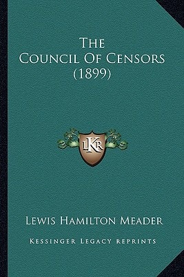 The Council Of Censors (1899)