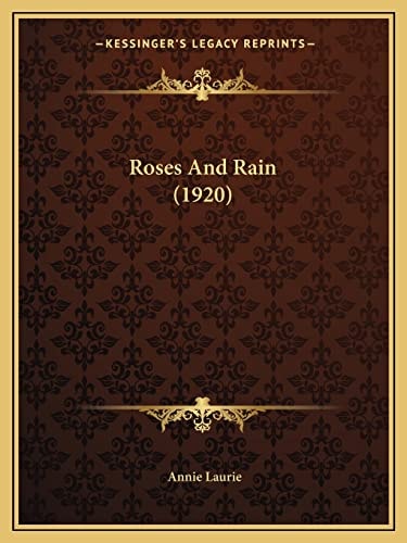 Roses And Rain (1920)