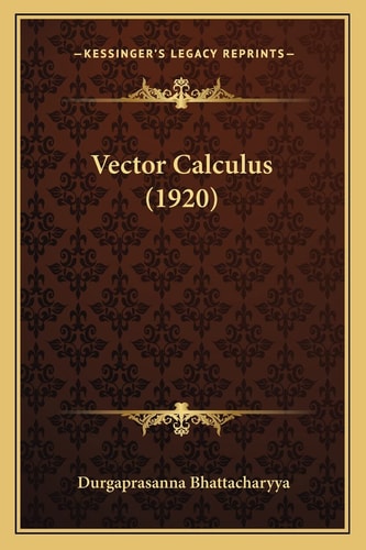 Vector Calculus (1920)