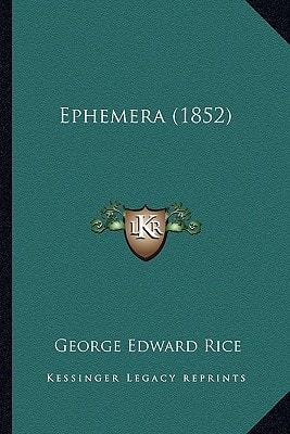 Ephemera (1852)