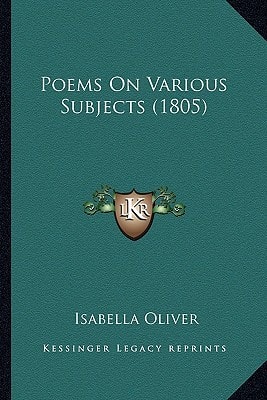 Poems On Various Subjects (1805)