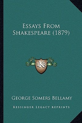 Essays From Shakespeare (1879)