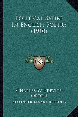 Political Satire In English Poetry (1910)