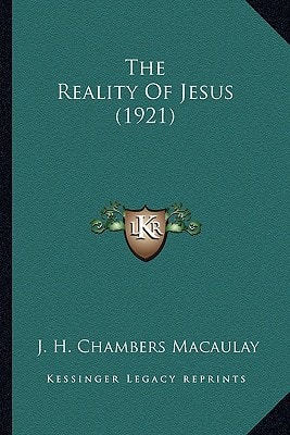 The Reality Of Jesus (1921)