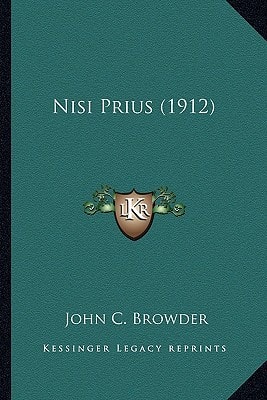 Nisi Prius (1912)