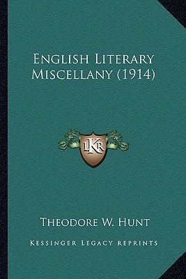 English Literary Miscellany (1914)