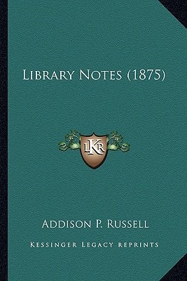 Library Notes (1875)