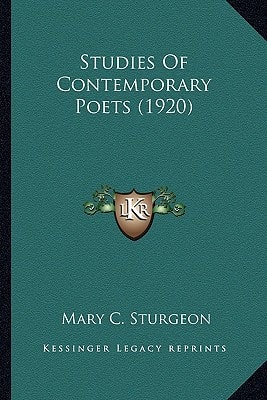 Studies Of Contemporary Poets (1920)