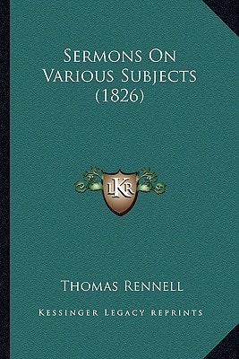Sermons On Various Subjects (1826)