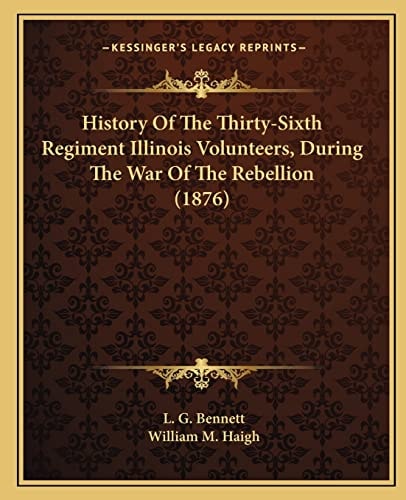 History Of The Thirty-Sixth Regiment Illinois Volunteers, During The War Of The Rebellion (1876)