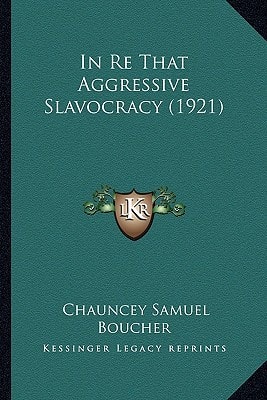 In Re That Aggressive Slavocracy (1921)