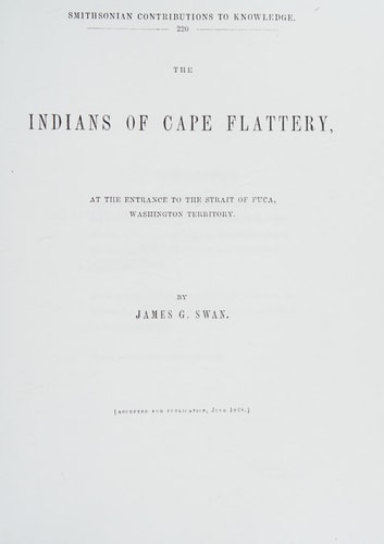 The Indians Of Cape Flattery, At The Entrance To The Strait Of Fuca, Washington Territory (1870)