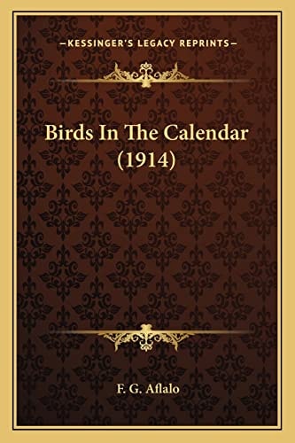 Birds In The Calendar (1914)