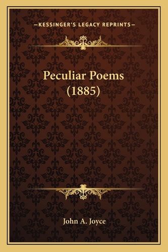 Peculiar Poems (1885)